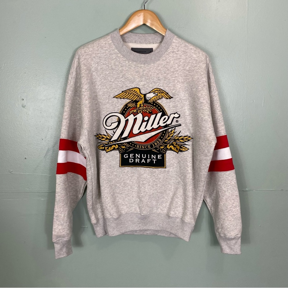 Abercrombie‎ & Fitch Sweatshirt Miller Pullover Size Medium Gray